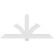Ekena Millwork Redmond Architectural Grade PVC Gable Bracket, 84"W x 38 1/2"H x 4"D x 6"F, 11/12 Pitch GBP084X39X0406RED00 - alternate 4